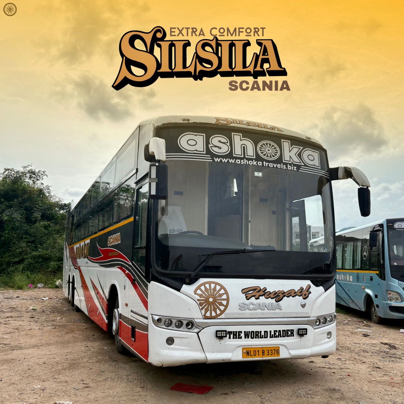 Scania Multi-Axle Semi Sleeper Luxury Coach - 49 Seater